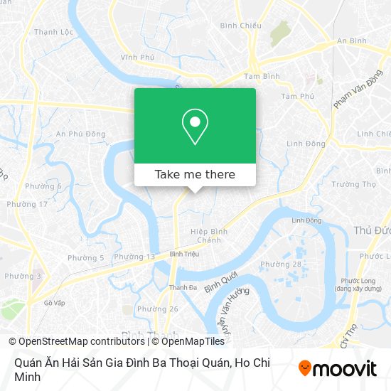 Quán Ăn Hải Sản Gia Đình Ba Thoại Quán map