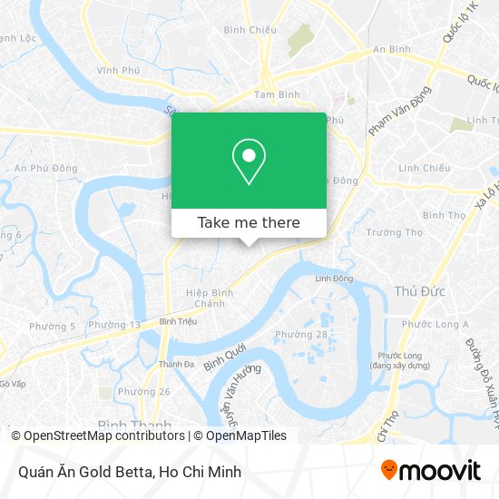 Quán Ăn Gold Betta map