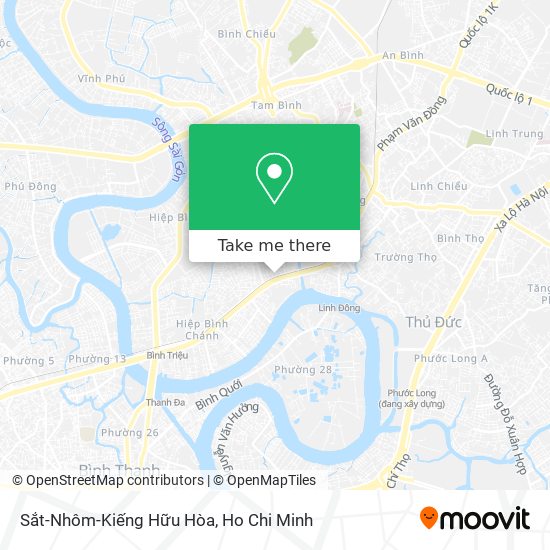 Sắt-Nhôm-Kiếng Hữu Hòa map