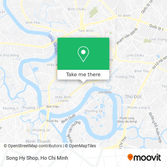 Song Hy Shop map