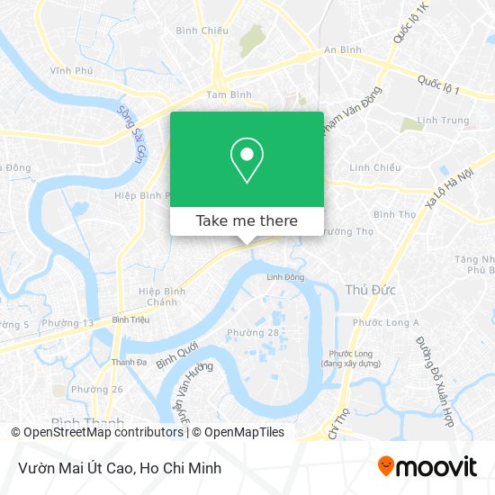 Vườn Mai Út Cao map