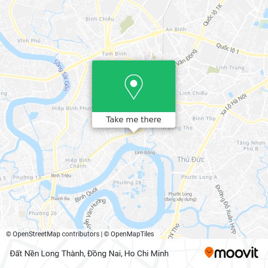Đất Nền Long Thành, Đồng Nai map
