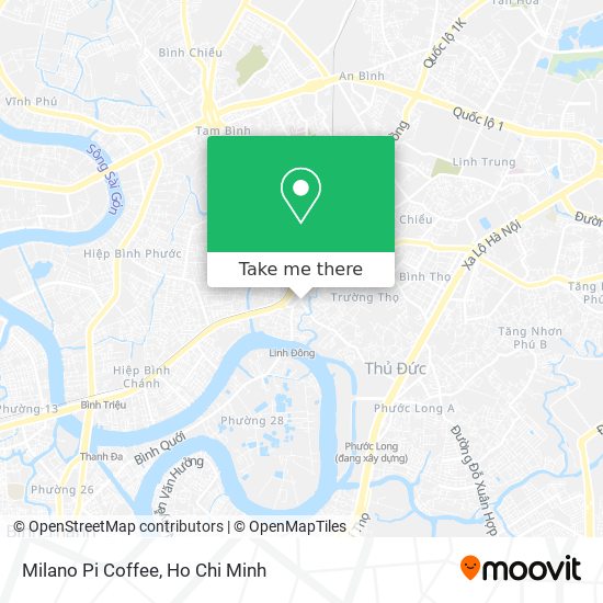 Milano Pi Coffee map