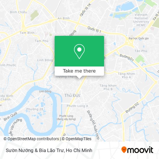 Sườn Nướng & Bia Lão Trư map