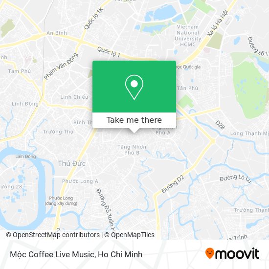 Mộc Coffee Live Music map