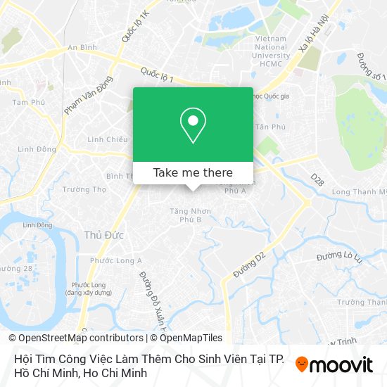 Hội Tìm Công Việc Làm Thêm Cho Sinh Viên Tại TP. Hồ Chí Minh map