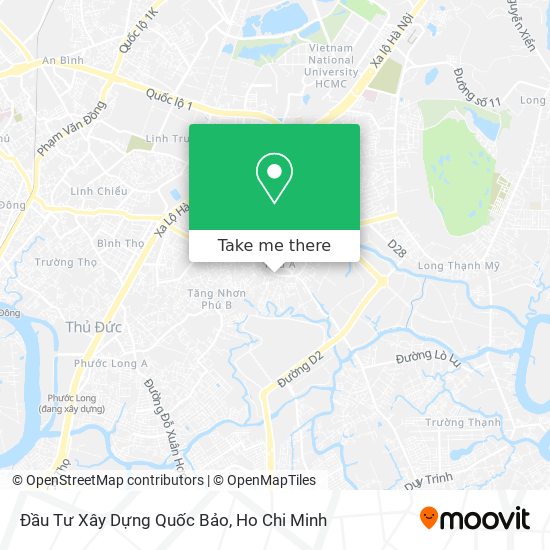 Đầu Tư Xây Dựng Quốc Bảo map