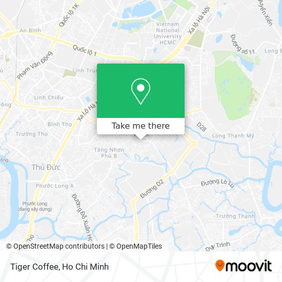 Tiger Coffee map