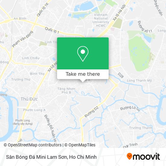 Sân Bóng Đá Mini Lam Sơn map