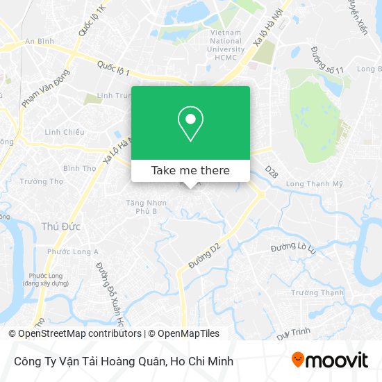 Công Ty Vận Tải Hoàng Quân map