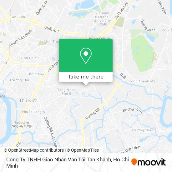 Công Ty TNHH Giao Nhận Vận Tải Tân Khánh map