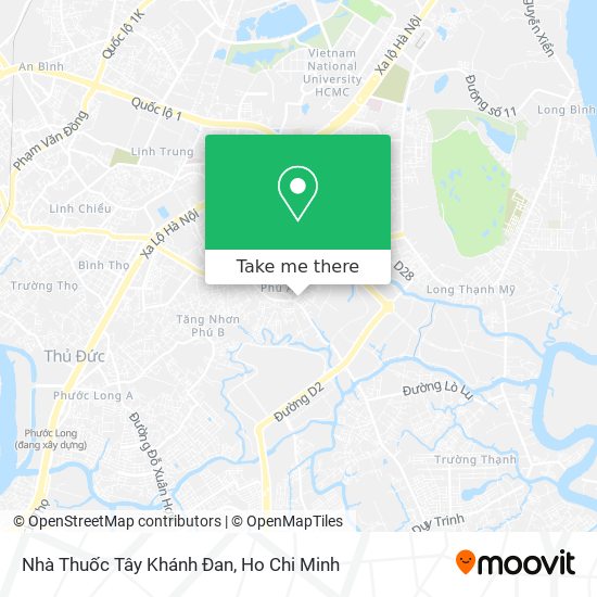 Nhà Thuốc Tây Khánh Đan map