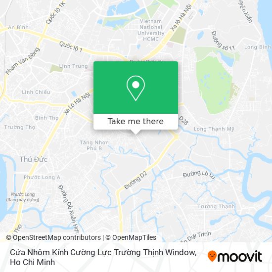 Cửa Nhôm Kính Cường Lực Trường Thịnh Window map