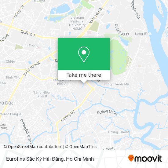 Eurofins Sắc Ký Hải Đăng map