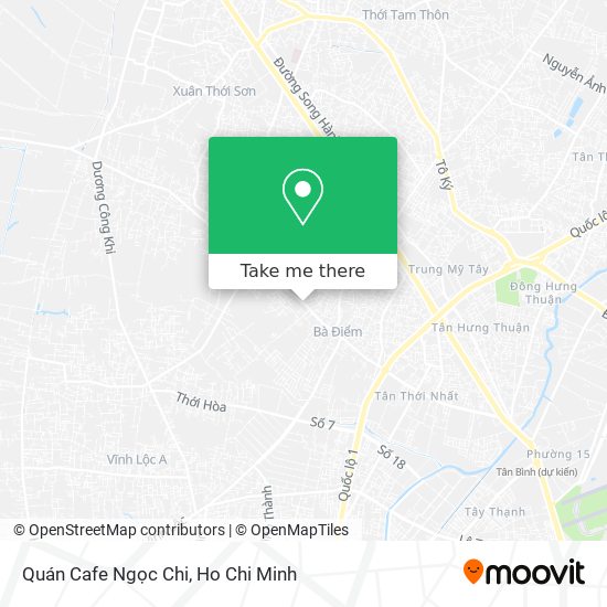 Quán Cafe Ngọc Chi map