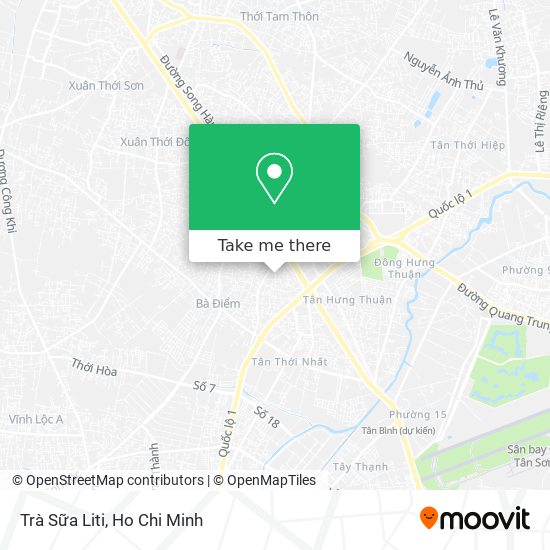 Trà Sữa Liti map