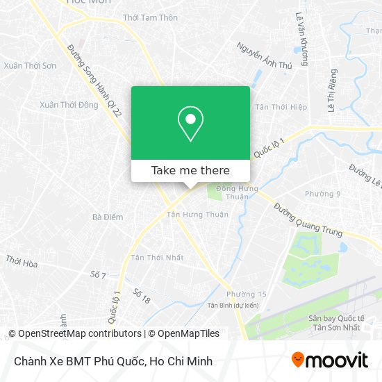 Chành Xe BMT Phú Quốc map