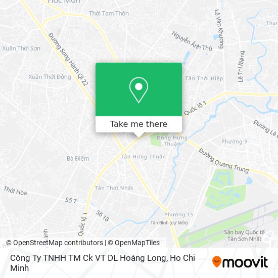 Công Ty TNHH TM Ck VT DL Hoàng Long map