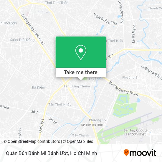 Quán Bún Bánh Mì Bánh Ướt map