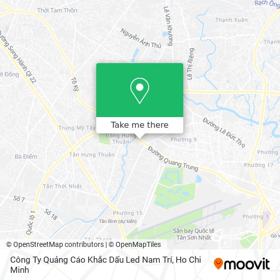 Công Ty Quảng Cáo Khắc Dấu Led Nam Trí map