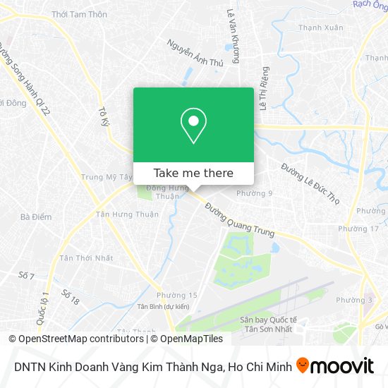 DNTN Kinh Doanh Vàng Kim Thành Nga map