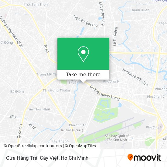 Cửa Hàng Trái Cây Việt map