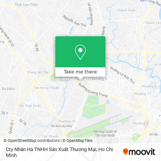 Cty Nhân Hà TNHH Sản Xuất Thương Mại map