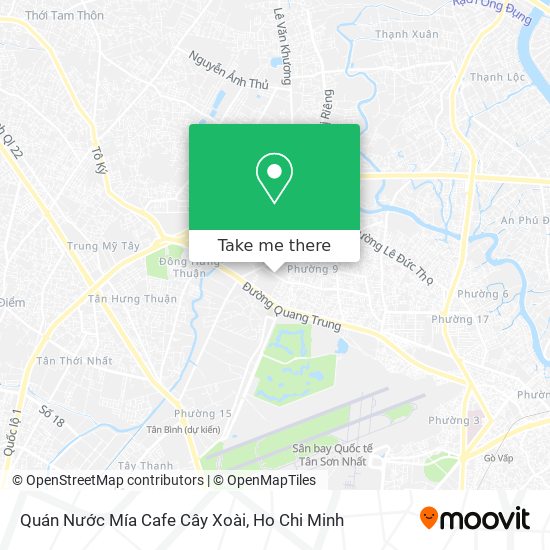 Quán Nước Mía Cafe Cây Xoài map