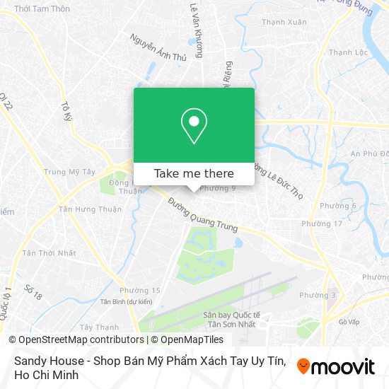 Sandy House - Shop Bán Mỹ Phẩm Xách Tay Uy Tín map