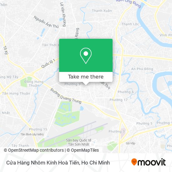 Cửa Hàng Nhôm Kính Hoà Tiến map