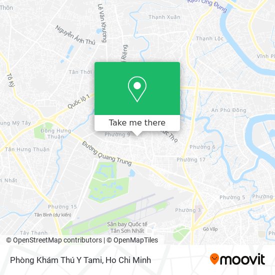Phòng Khám Thú Y Tami map