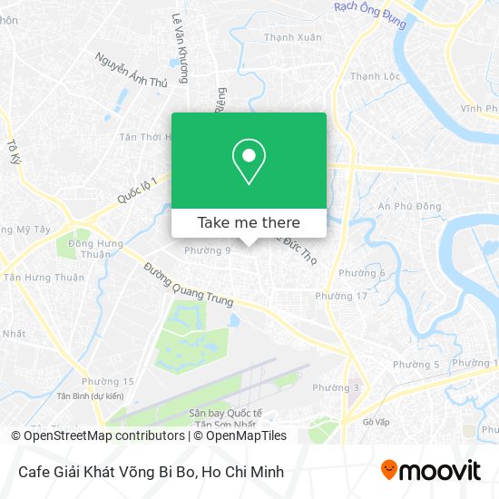 Cafe Giải Khát Võng Bi Bo map