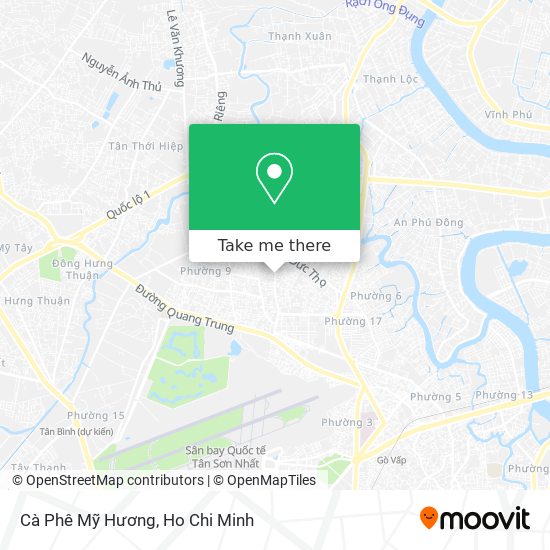 Cà Phê Mỹ Hương map