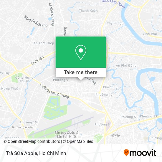 Trà Sữa Apple map