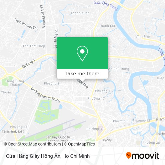 Cửa Hàng Giày Hồng Ân map