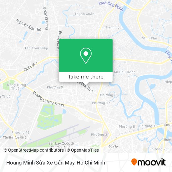 Hoàng Minh Sửa Xe Gắn Máy map