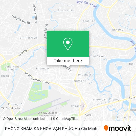 PHÒNG KHÁM ĐA KHOA VẠN PHÚC map