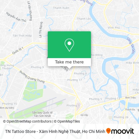 TN Tattoo Store - Xăm Hình Nghệ Thuật map