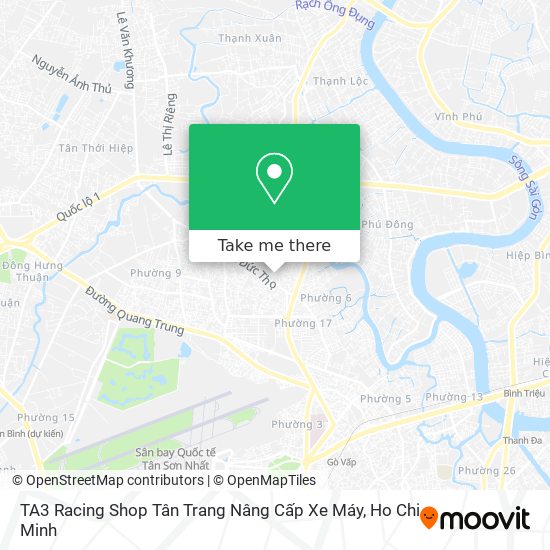 TA3 Racing Shop Tân Trang Nâng Cấp Xe Máy map