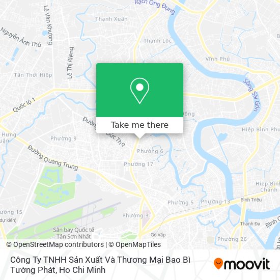 Công Ty TNHH Sản Xuất Và Thương Mại Bao Bì Tường Phát map