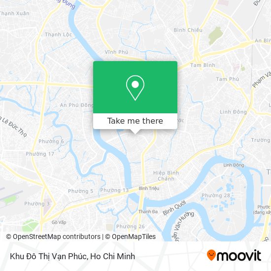 Khu Đô Thị Vạn Phúc map