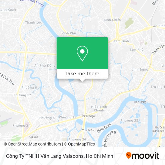 Công Ty TNHH Văn Lang Valacons map