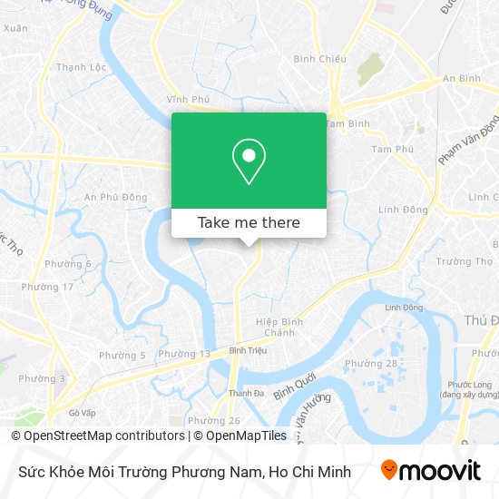 Sức Khỏe Môi Trường Phương Nam map