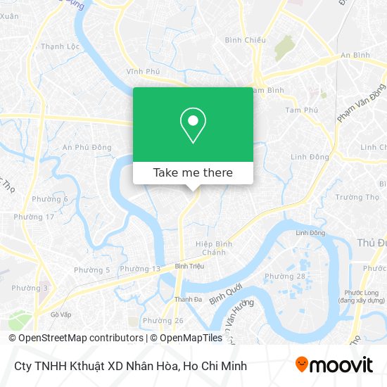 Cty TNHH Kthuật XD Nhân Hòa map