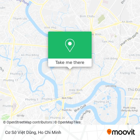 Cơ Sở Việt Dũng map