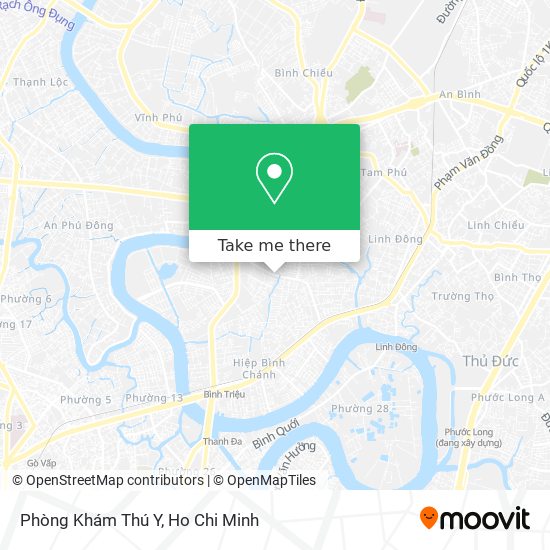 Phòng Khám Thú Y map