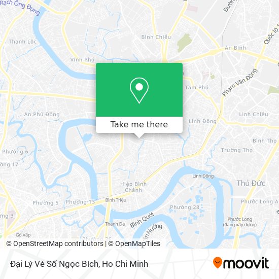 Đại Lý Vé Số Ngọc Bích map