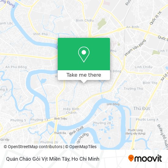 Quán Cháo Gỏi Vịt Miền Tây map