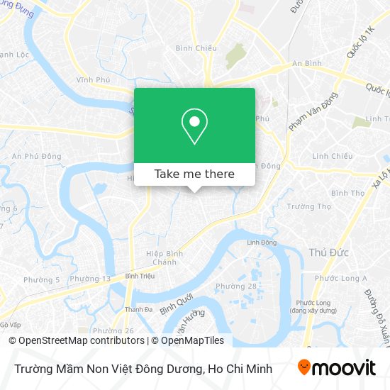 Trường Mầm Non Việt Đông Dương map