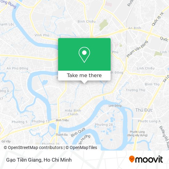 Gạo Tiền Giang map